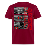 Legends GTR Graphic Tee - burgundy