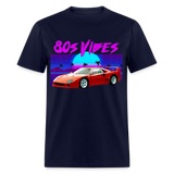 F40 80s Vibes graphic tee - navy