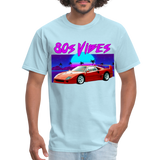 F40 80s Vibes graphic tee - powder blue