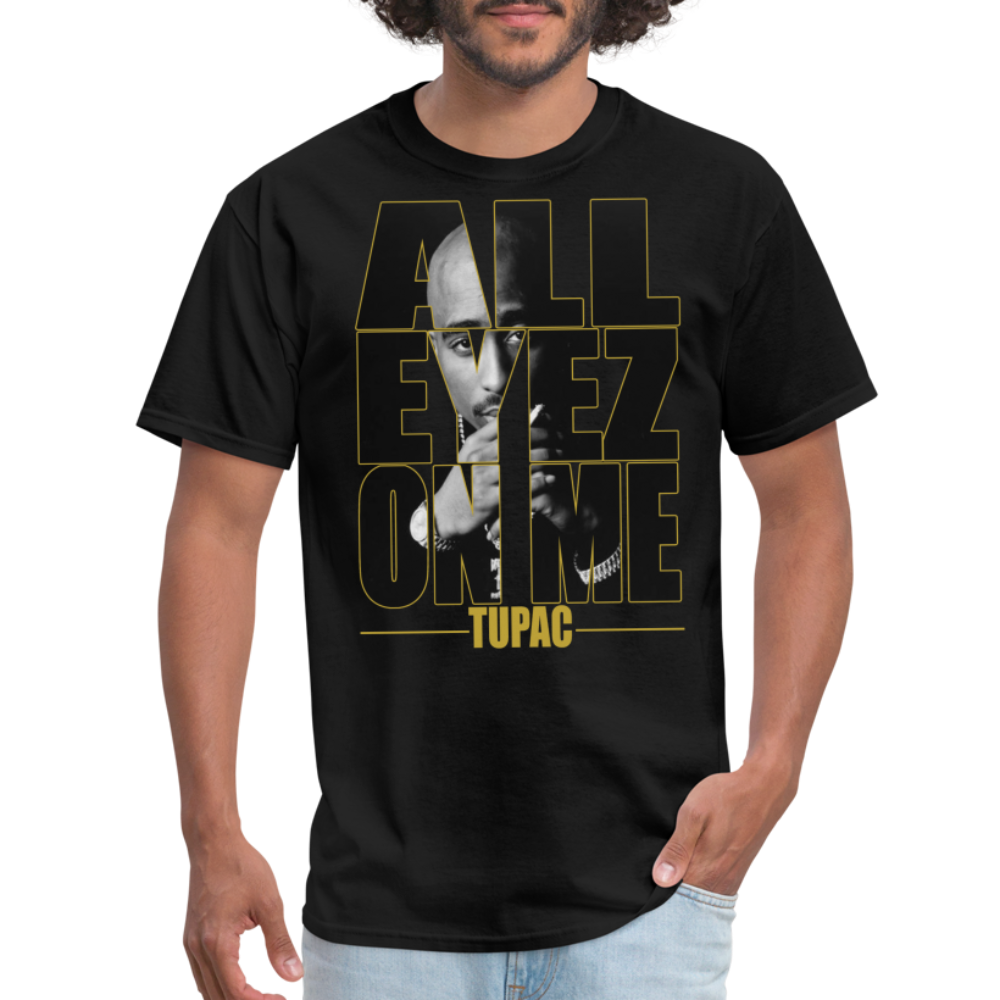 2pac all eyes on me graphic tee - black