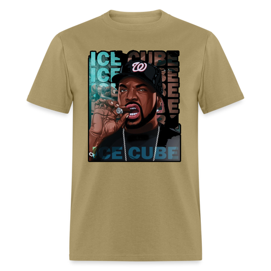 Ice Cube Graphic Tee - khaki