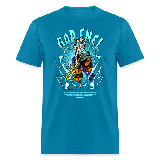 God Enel Graphic Tee - turquoise