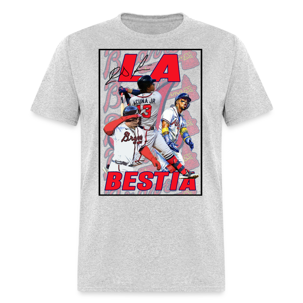 Acuna Jr Graphic Tee - heather gray