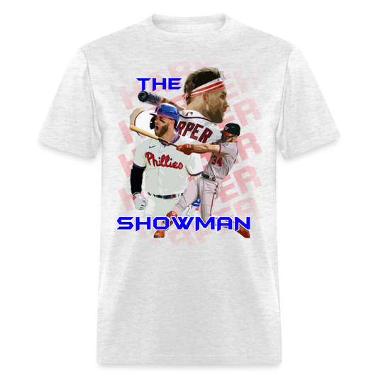 Harper The Showman Graphic Tee - light heather gray