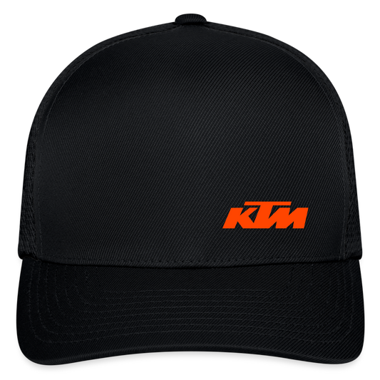 Custom KTM Flex Fit Hat: MX, ATV, Racing, Offroad - black