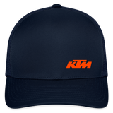 Custom KTM Flex Fit Hat: MX, ATV, Racing, Offroad - navy