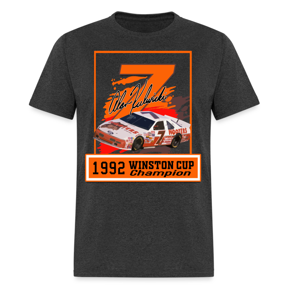 Alan Kulwicki Design 1 Graphic Tee - heather black