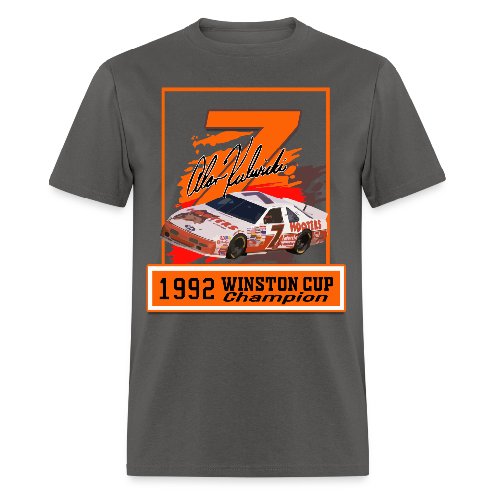 Alan Kulwicki Design 1 Graphic Tee - charcoal