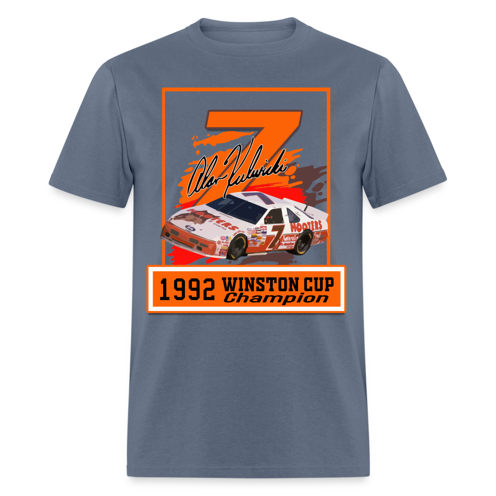 Alan Kulwicki Design 1 Graphic Tee - denim