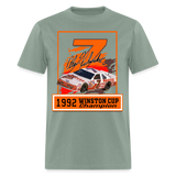 Alan Kulwicki Design 1 Graphic Tee - sage