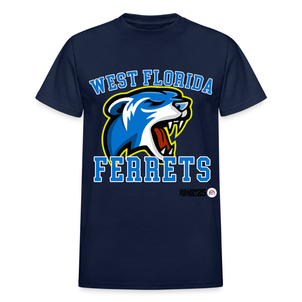 NCAA EA Sports Dynasty West Florida Ferrets Graphic Tee - navy