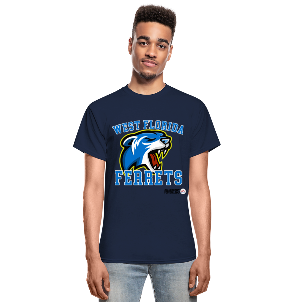 NCAA EA Sports Dynasty West Florida Ferrets Graphic Tee - navy