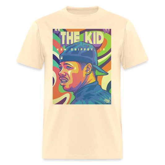 Ken Griffey Jr The Kid Art Graphic Tee - natural