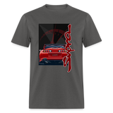 Custom JDM Tuner Toyota Supra History Graphic Tee - charcoal