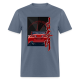 Custom JDM Tuner Toyota Supra History Graphic Tee - denim