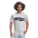 Ricky Bobby "If You Ain't First You're Last" Graphic Tee All Sizes - heather gray