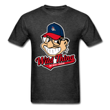 Classic Major League Graphic Tee: Wild Thing, Jobu, Indians, Cleveland - heather black