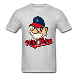 Classic Major League Graphic Tee: Wild Thing, Jobu, Indians, Cleveland - heather gray