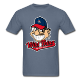 Classic Major League Graphic Tee: Wild Thing, Jobu, Indians, Cleveland - denim