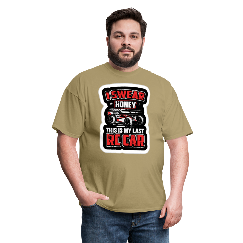 Custom Hobby RC Racing Tee in all sizes Mens: Traxxas, Associated, Losi, Arma, - khaki