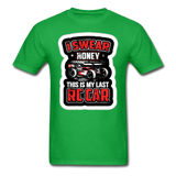 Custom Hobby RC Racing Tee in all sizes Mens: Traxxas, Associated, Losi, Arma, - bright green