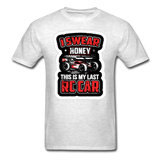 Custom Hobby RC Racing Tee in all sizes Mens: Traxxas, Associated, Losi, Arma, - light heather gray