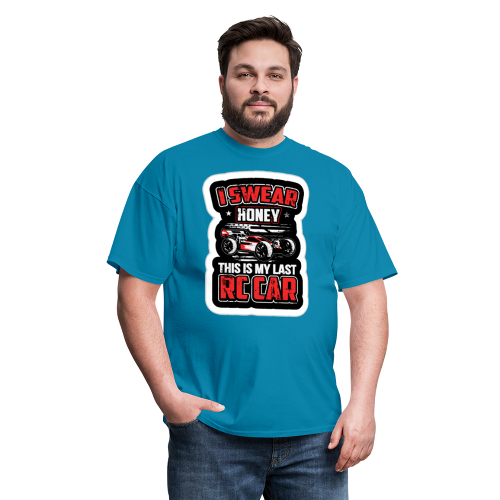 Custom Hobby RC Racing Tee in all sizes Mens: Traxxas, Associated, Losi, Arma, - turquoise