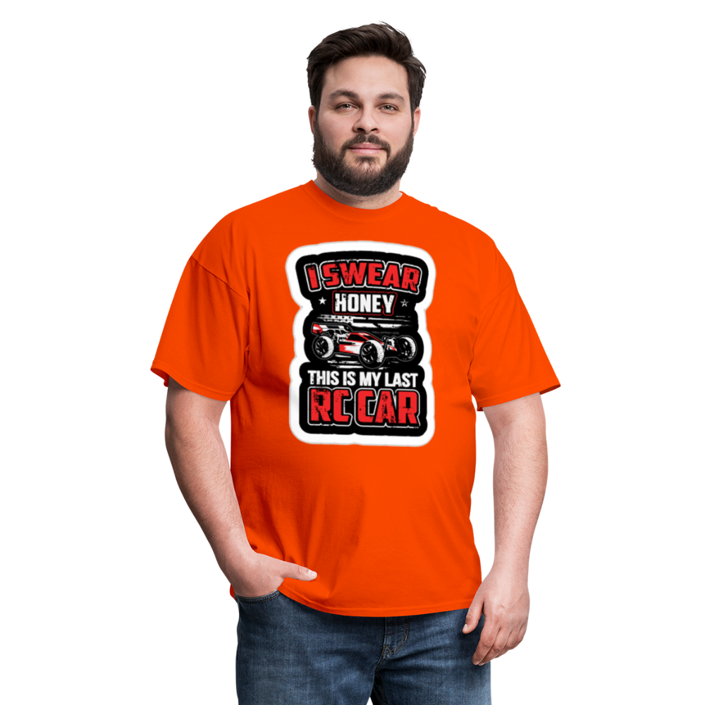 Custom Hobby RC Racing Tee in all sizes Mens: Traxxas, Associated, Losi, Arma, - orange