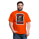Custom Hobby RC Racing Tee in all sizes Mens: Traxxas, Associated, Losi, Arma, - orange