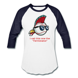 Classic Major League Graphic Tee: Wild Thing, Jobu, Indians, Cleveland, - white/navy