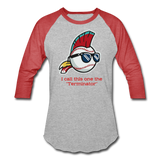 Classic Major League Graphic Tee: Wild Thing, Jobu, Indians, Cleveland, - heather gray/red