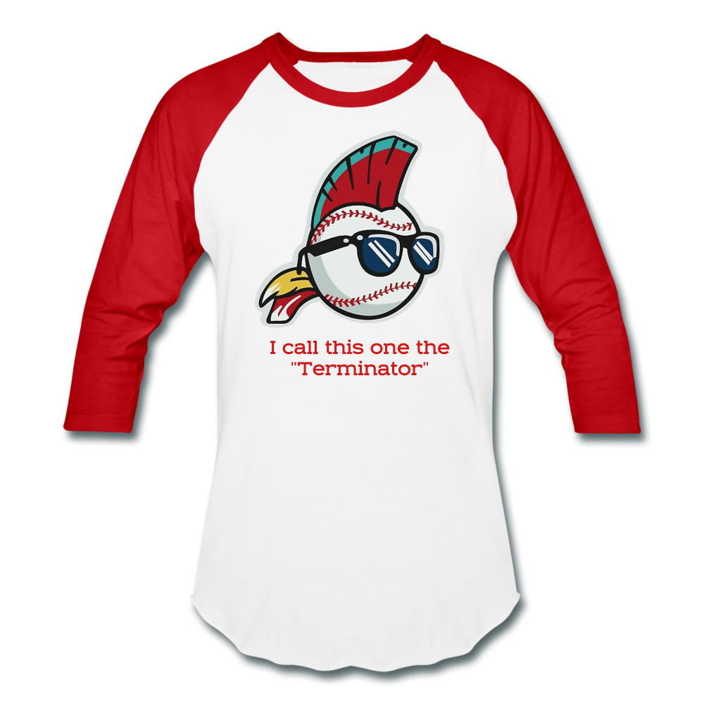 Classic Major League Graphic Tee: Wild Thing, Jobu, Indians, Cleveland, - white/red