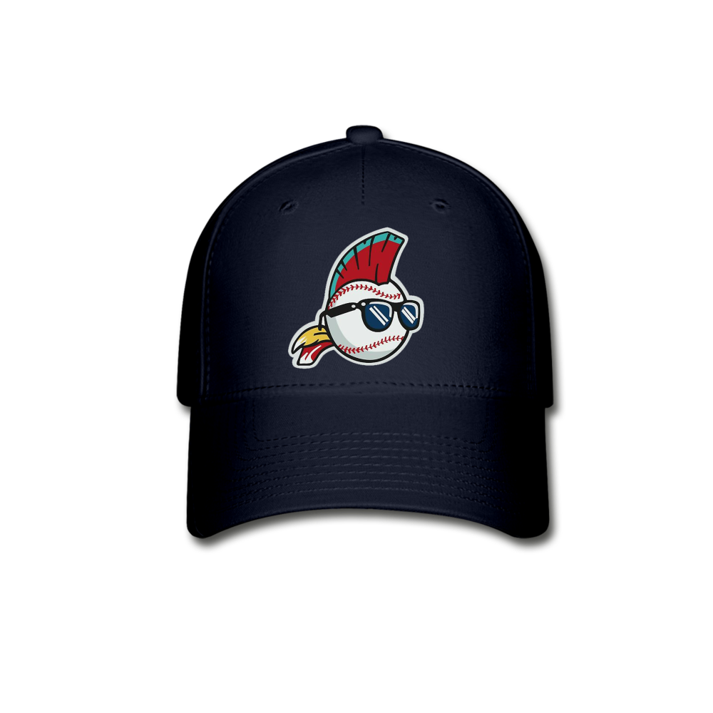 Custom Rick Vaughn Major League Flex Fitted Baseball Hat - navy