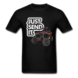 Just Send It SxS Custom Graphic Tee; RZR, Talon, KRX, Can-am, - black