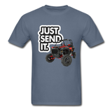 Just Send It SxS Custom Graphic Tee; RZR, Talon, KRX, Can-am, - denim