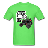 Just Send It SxS Custom Graphic Tee; RZR, Talon, KRX, Can-am, - kiwi