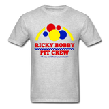 Ricky Bobby Pit Crew Graphic Tee All Sizes - heather gray