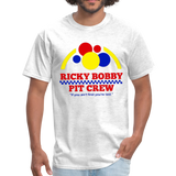 Ricky Bobby Pit Crew Graphic Tee All Sizes - light heather gray