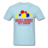 Ricky Bobby Pit Crew Graphic Tee All Sizes - powder blue