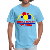 Ricky Bobby Pit Crew Graphic Tee All Sizes - aquatic blue