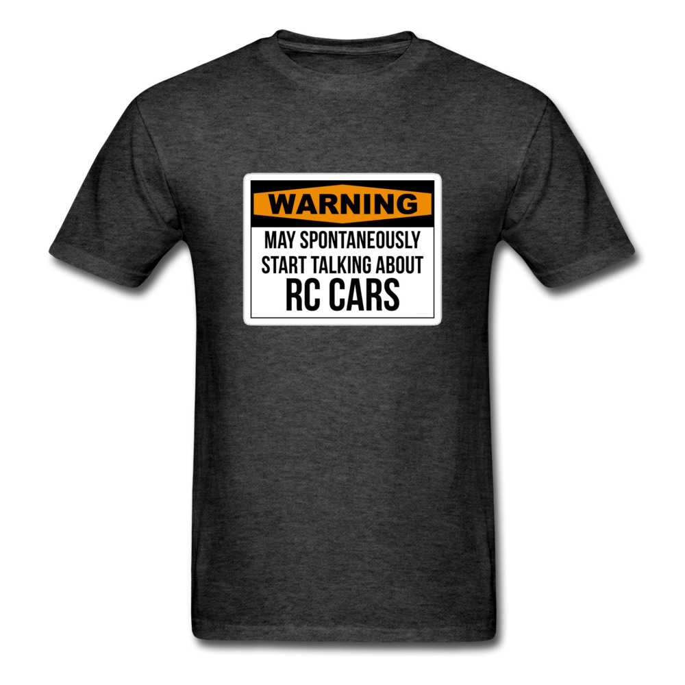 Custom Hobby RC Racing Tee in all sizes Mens: Traxxas, Associated, Losi, Arma, - heather black