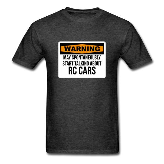 Custom Hobby RC Racing Tee in all sizes Mens: Traxxas, Associated, Losi, Arma, - heather black