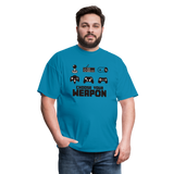 Gaming Choose Your Weapon Graphic Tee; PS4 XBox NES - turquoise