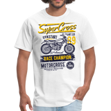 Vintage MX Super Cross Racing Graphic Tee - white
