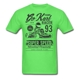 Custom Vintage Kart Racing Graphic Tee; Nascar, Indy - kiwi
