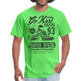 Custom Vintage Kart Racing Graphic Tee; Nascar, Indy - kiwi