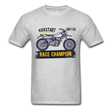 Vintage MX Dirt Bike Graphic Tee; Dirt Co., Super Cross - heather gray