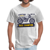 Vintage MX Dirt Bike Graphic Tee; Dirt Co., Super Cross - heather gray