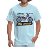 Vintage MX Dirt Bike Graphic Tee; Dirt Co., Super Cross - powder blue