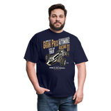 Custom Vintage Gran Prix Racing Graphic Tee; Formula One - navy